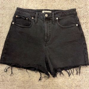 Madewell, Curvy High Rise Denim Shorts, 29